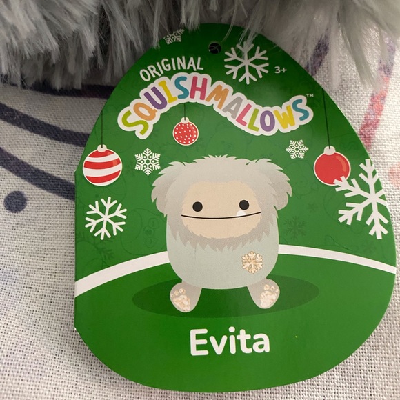 NWT squishmallows Squishmallow evita the big foot Christmas plush - Picture 3 of 6